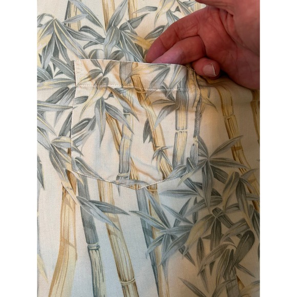 Jamaica Jaxx Men's XXL Hawaiian Shirt with front pocket 100% Silk 2XL - Picture 4 of 5